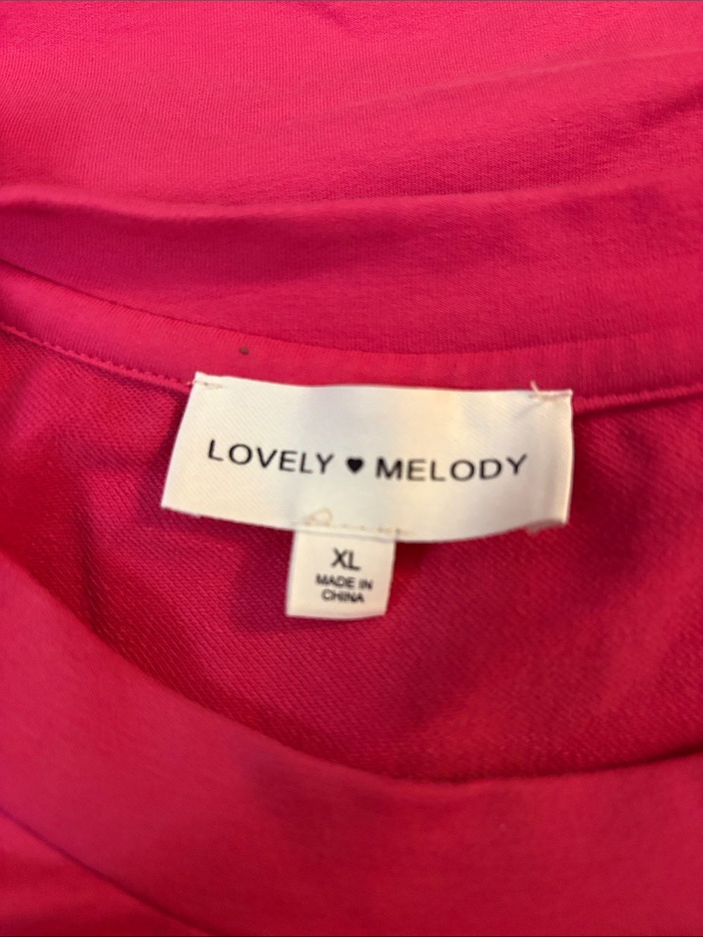 Lovely Melody Vibrant Hot Pink Blouse
